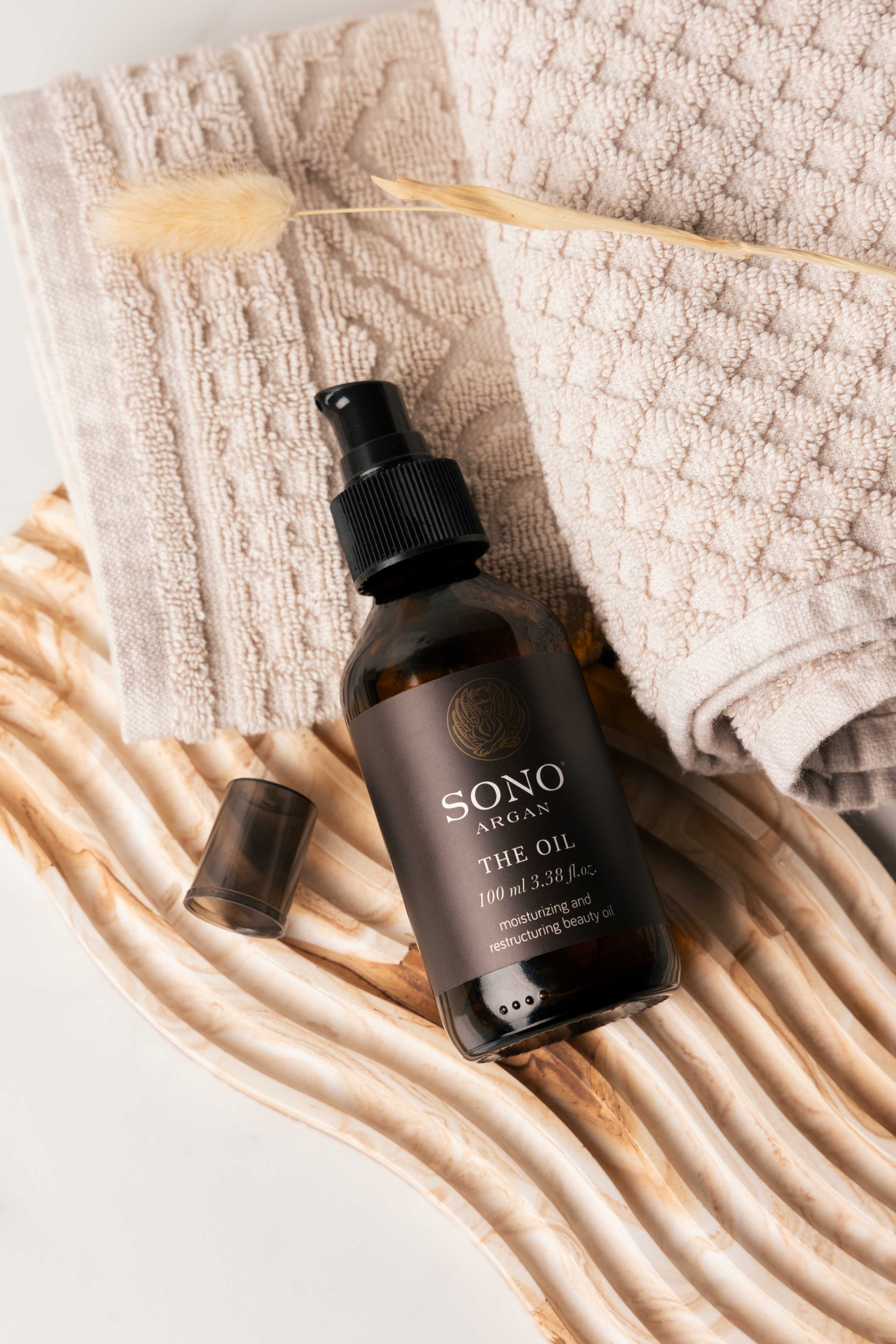 Olio per capelli all'argan